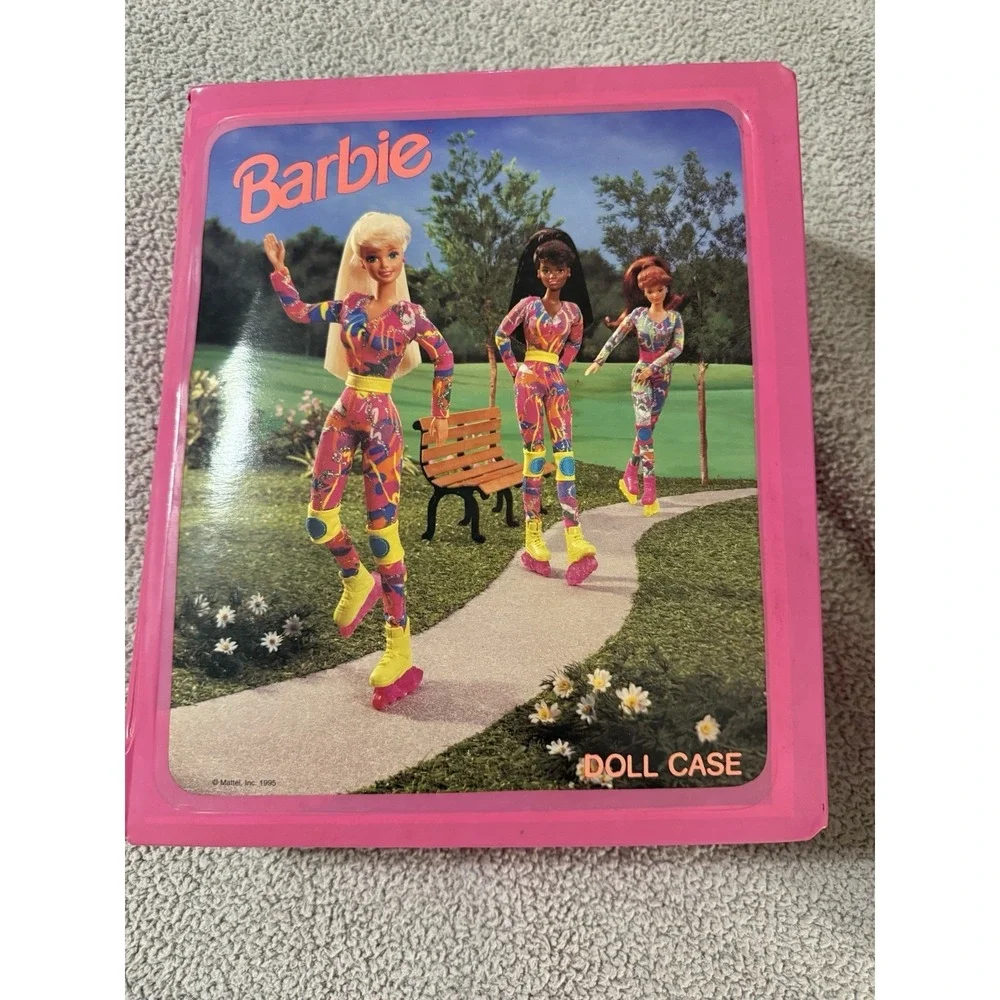 Vintage BARBIE Doll Case Including 2Barbies1992/1966 Lot of Clothes Too To Post